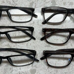 6 - Foster Grant Reading Glasses Readers +1.75 SIX PAIR